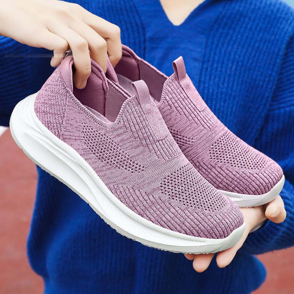 Walking Fashion Mesh Slip-On Lightweight Shoes for Women