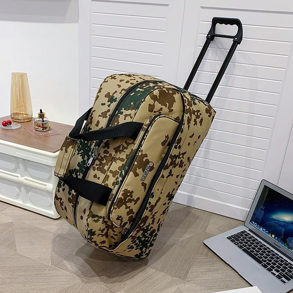 Printed Style Large Capacity Trolly Carry Bag