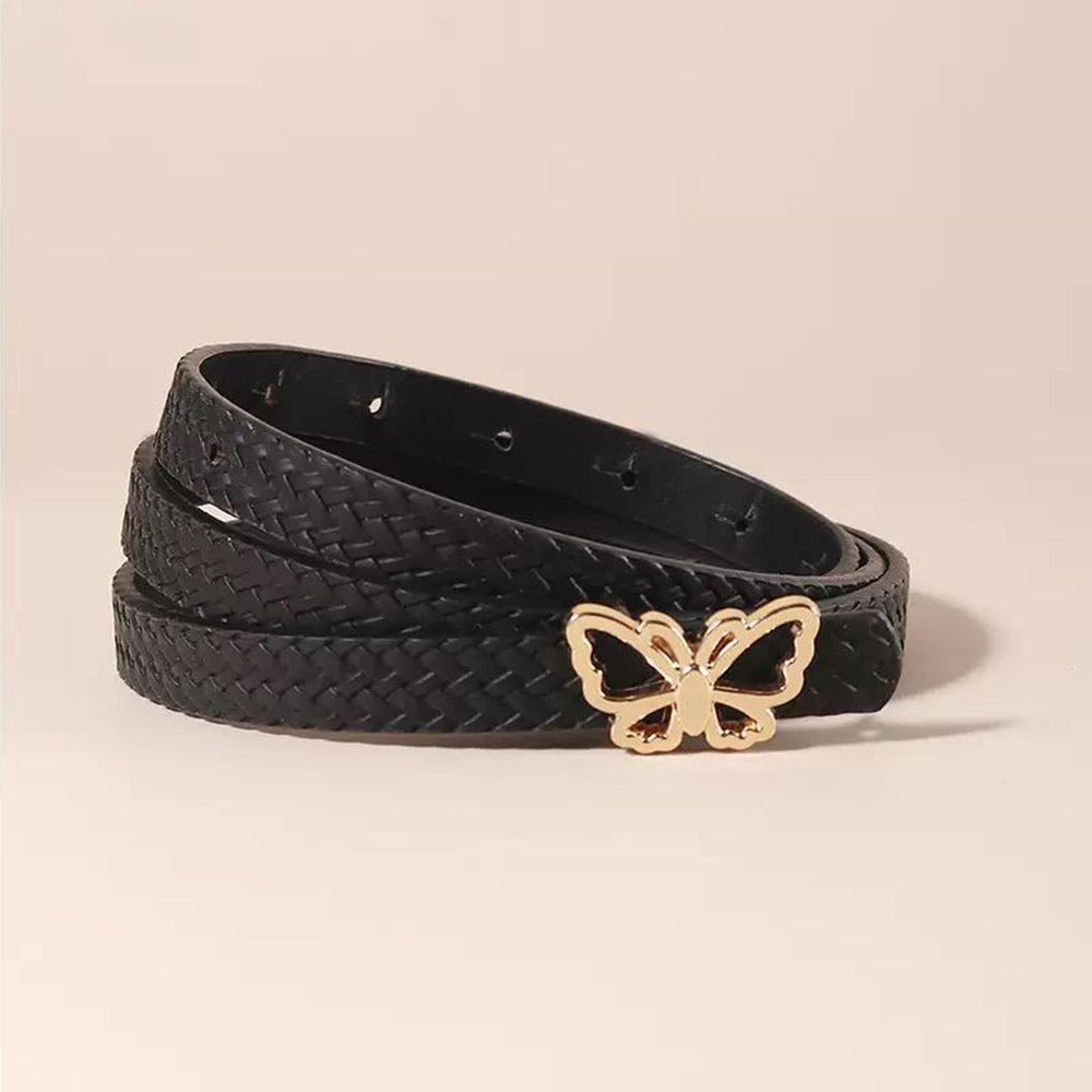 Metal Buckle Closure Style Belt for Women