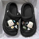 Cute Thick Fashion Character Designed Clogs for Women