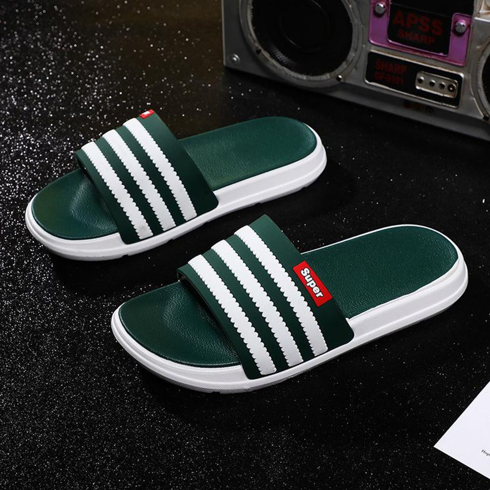 Beach Fashion Striped Slipper Sandals for Men