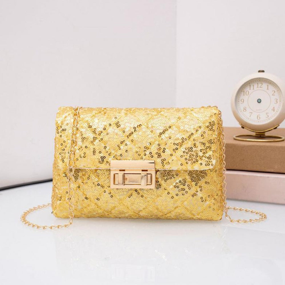 Sequin Multicolor Crossbody Hand Bag for Women