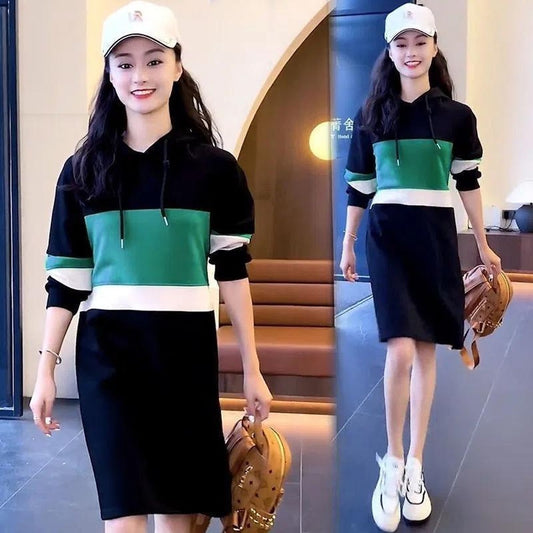 Multicolor Fashion Full Sleeve Bodycon Knee Length Dress for Women