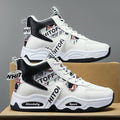 Text Printed High Top Fashion Sneaker Shoes for Men