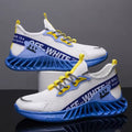 Latest Printed Fashion Breathable Lace Up Sneakers for Men
