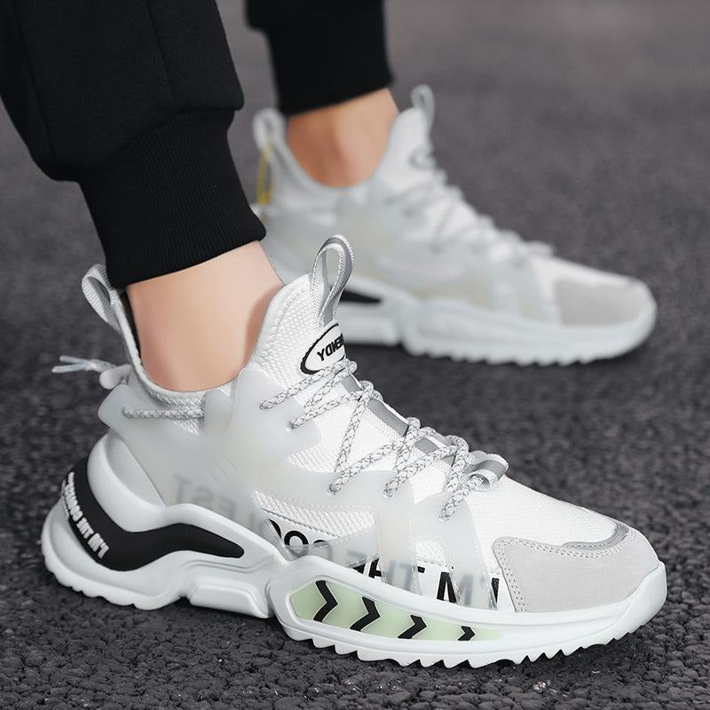 Lace Up Running Mesh Air Fashion Sneakers for Men