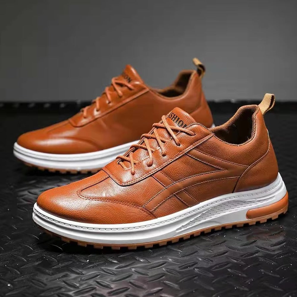 Latest Artificial Leather Solid Office Wear Shoes for Men