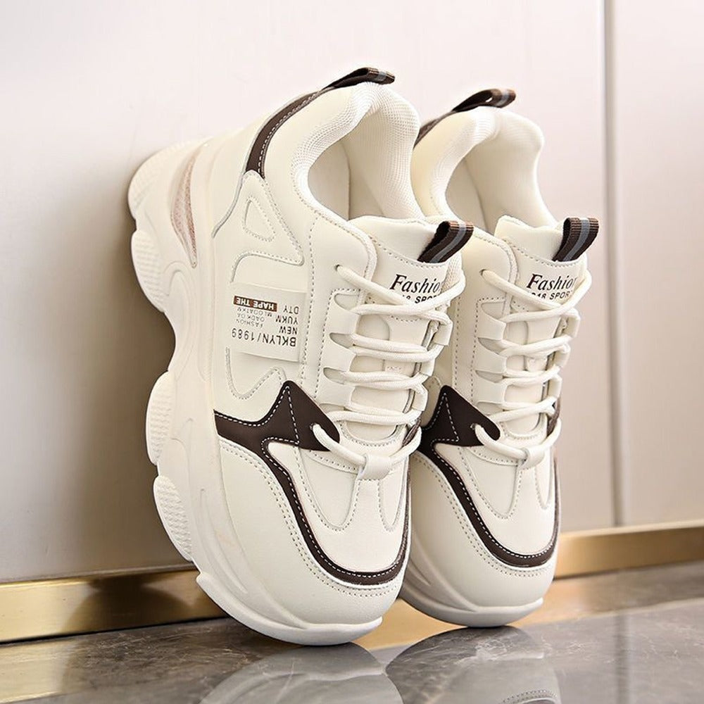 Wedge Fashion High Heel Sneakers Shoes for Women