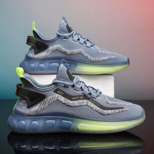 Long Running Mixed Color Lace Up Shoes for Men
