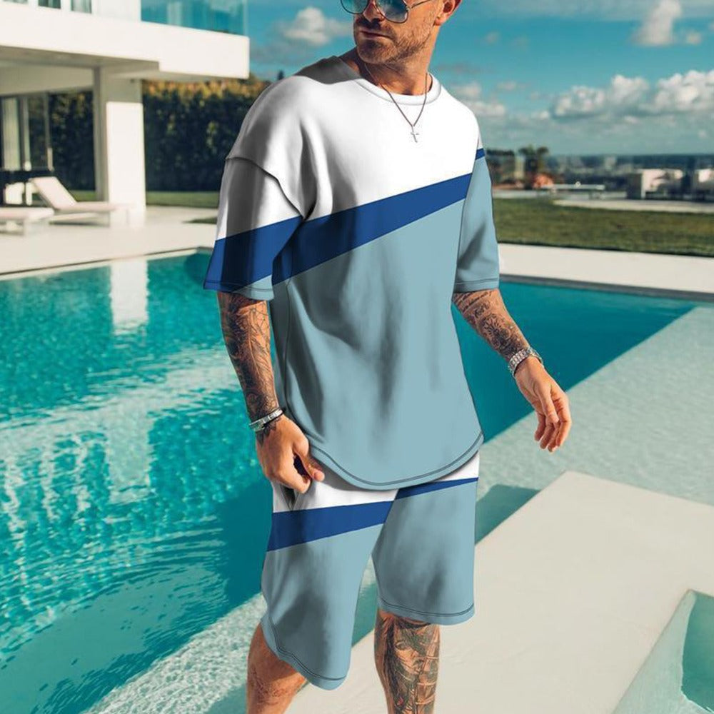 Summer Fit Fashion T-shirt & Shorts for Men