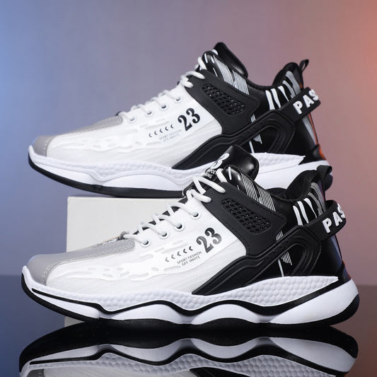Breathable Fashion High Top Sneaker Shoes for Men
