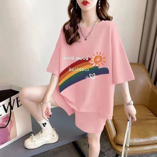 Oversized Graphics Printed T-shirt for Women