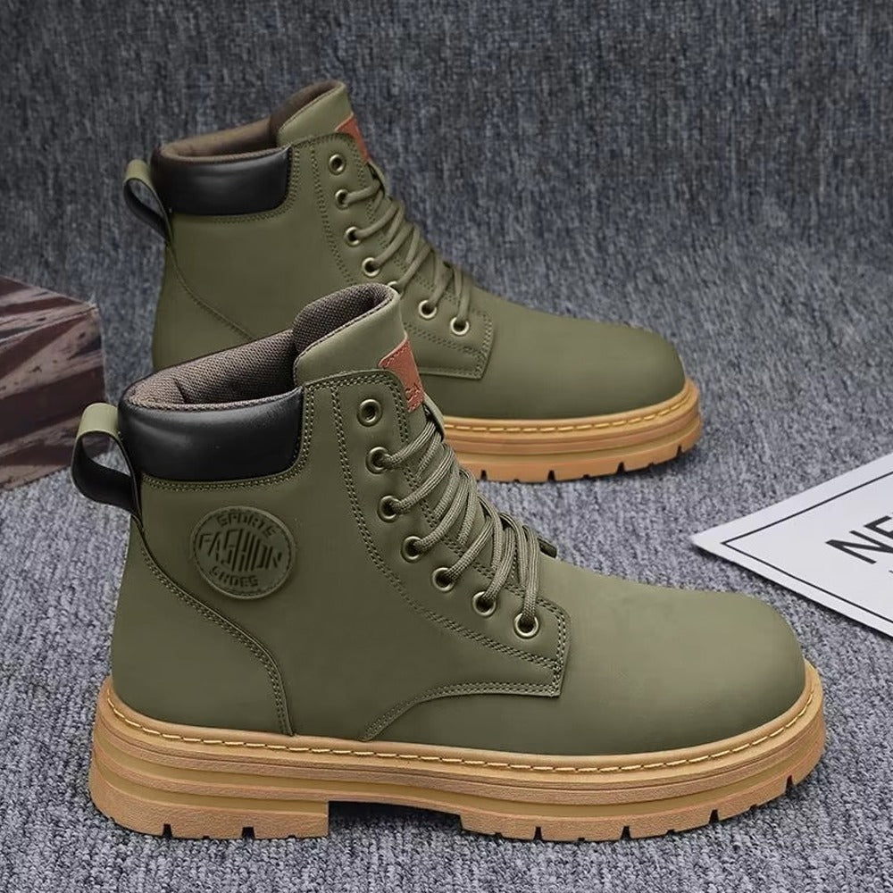 Hight Top Fashion Hiking Riding Boots for Men