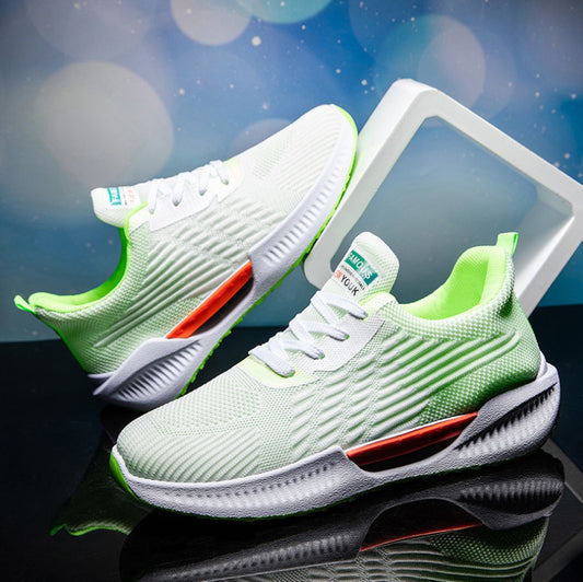 Thick Soled Fashion Lace Up Sneaker Shoes for Women