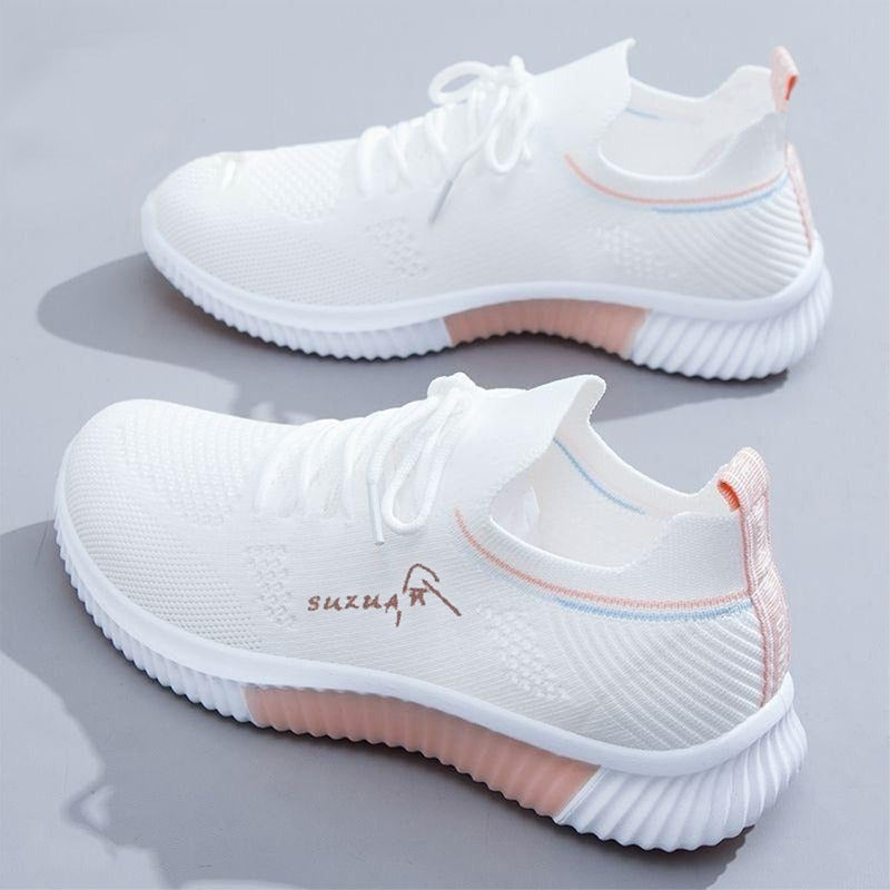 Running Walking Lace Up Mesh Casual Sneaker for Women
