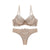 Trendy Pattern Lace Padded Bra & Panty for Women