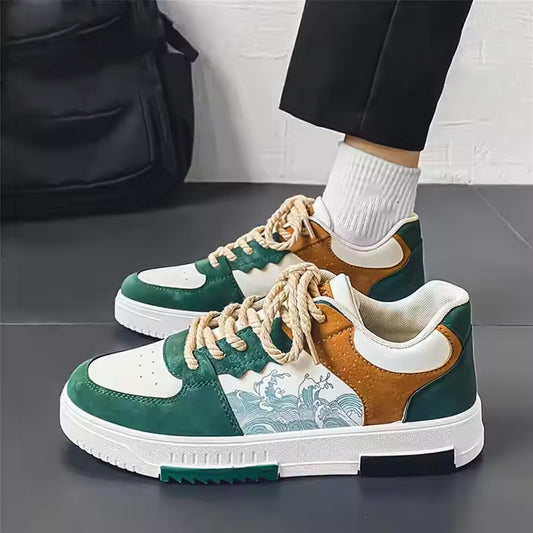 Summer Fit Thick Sole Flat Sneakers for Men
