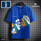 Round Neck Graphics Printed Oversized Fashion T-shirt for Men
