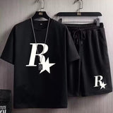 R Star Printed T-shirt & Shorts for Men