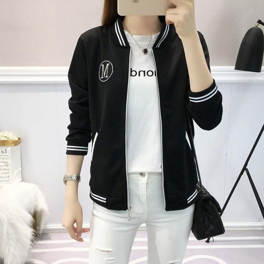 Sports Fit Baseball Fashion Jacket for Women