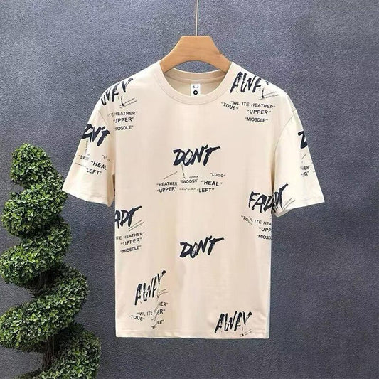 Trendy Letter Printed Short Sleeve T-shirt for Women
