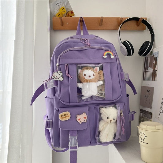 Trendy Laptop Travel Backpack Bag for Women
