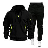 Sports Fit Fashion Solid Track Suit Set for Men