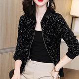 Chiffon Printed Style Full Sleeve Jacket for Women