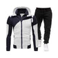 Long Sleeve Gym Sports Wear Long Sleeve Hoodies Jacket & Pants for Men