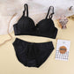 Embroidered Fashion Padded Bra & Panty for Women