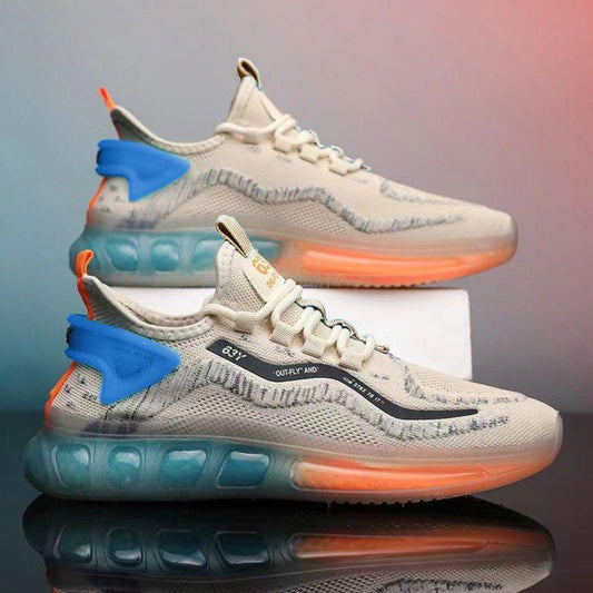 Long Running Mixed Color Lace Up Shoes for Men