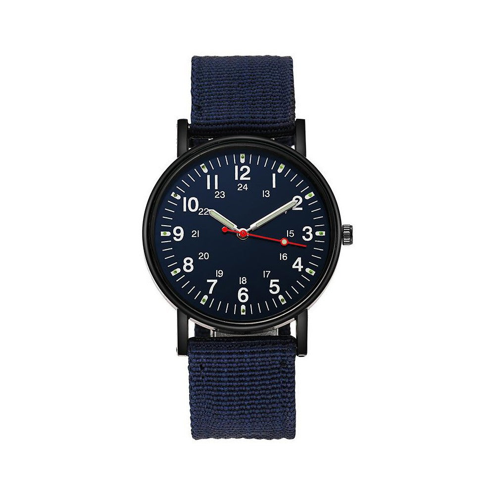 Latest Luminous Nylon Band Military Fashion Watch Analogue Watch for Men