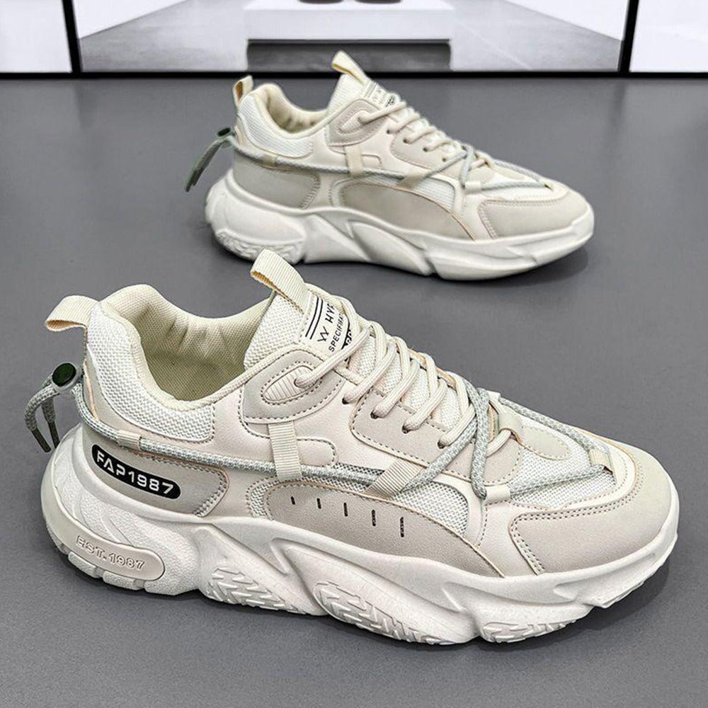 Breathable Sports Mesh Thick Sole Casual Sneakers for Men