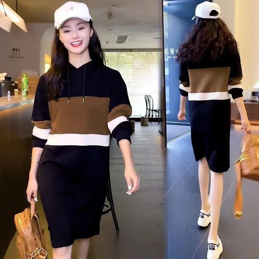 Multicolor Fashion Full Sleeve Bodycon Knee Length Dress for Women