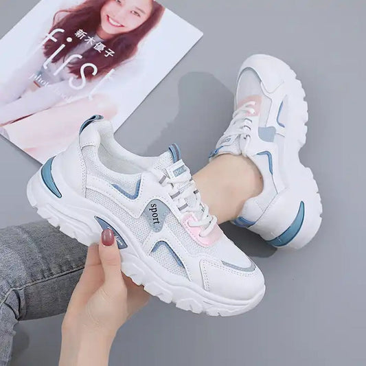 Girls Fit Fashion Thick Wedge Sneaker Shoes