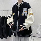 Full Sleeve Casual Winter Puzzle Letter Jacket for Men