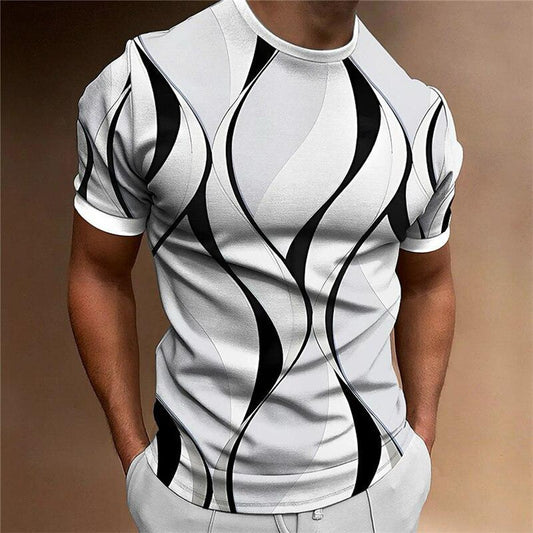 Printed Fashion Short Sleeve T-shirt for Men