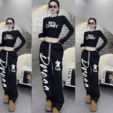 Printed Fashion Crop Top & Wide Leg Pant for Women