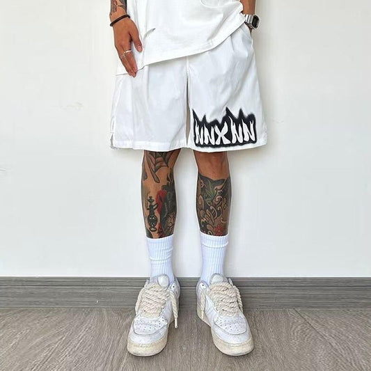 Trendy Letter Printed Fashion Shorts for Men