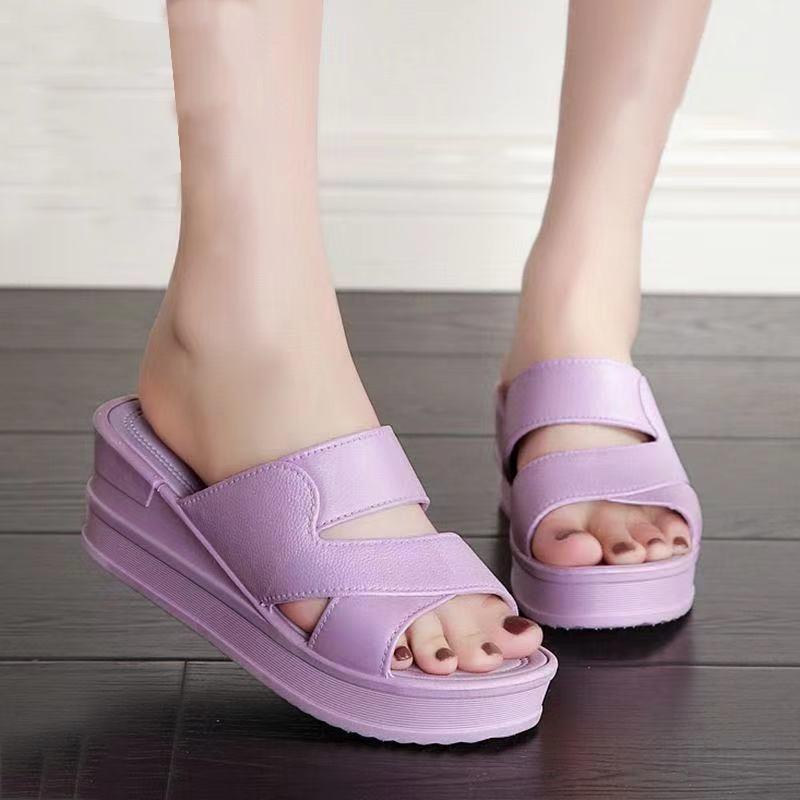 Cross Strap Open Toe Fashion Thick Sole  Sandals for Women