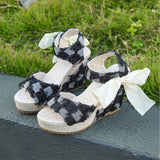 Slope Wedge Fashion Party Wear Sandals for Women