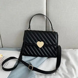 Heart Shaped Mini Hand Shoulder Crossbody Bag for Women