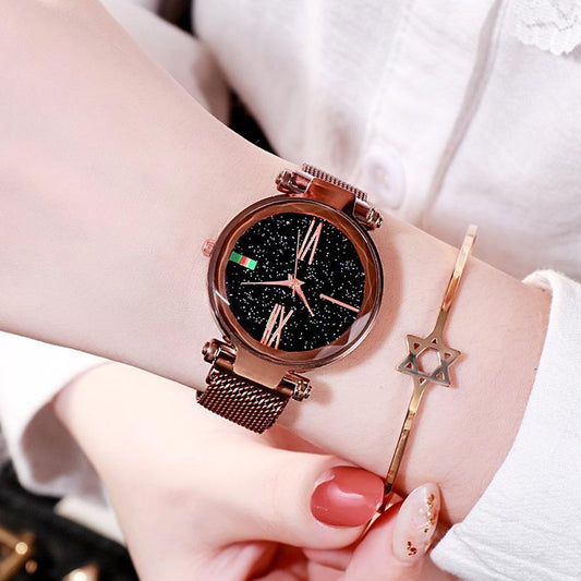 Classic Luxury Fashion Analogue Magnetic Watches for Women