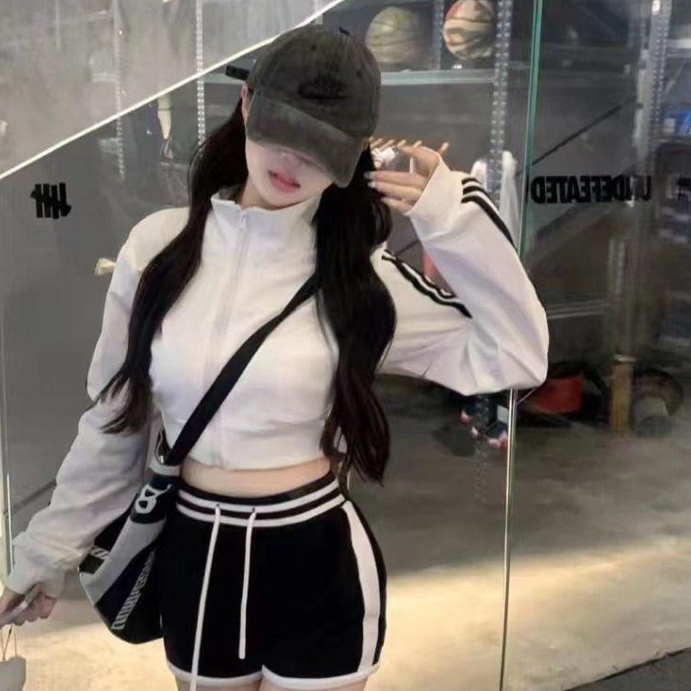 Full Sleeve Fashion Cropped Jacket for Women
