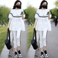 Short Sleeve Casual Clothes Soft Sweatsuit & Pants for Ladies