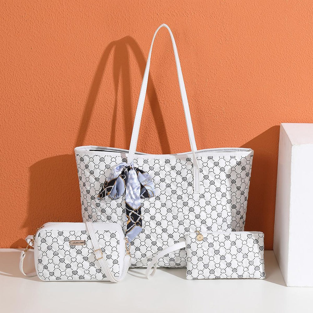 Love Printed Fashion Hand Shoulder Bag Purse for Women