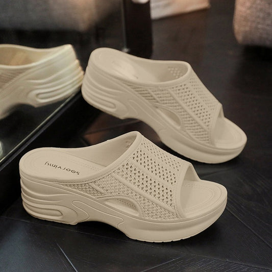 Breathable Open Toe Height Increasing Sandals for Women