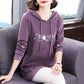 Text Printed Fashion Autumn Winter Full Sleeve T -shirt for Women