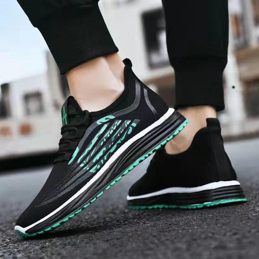 Lightweight Fashion Graphics Printed Sneakers for Men