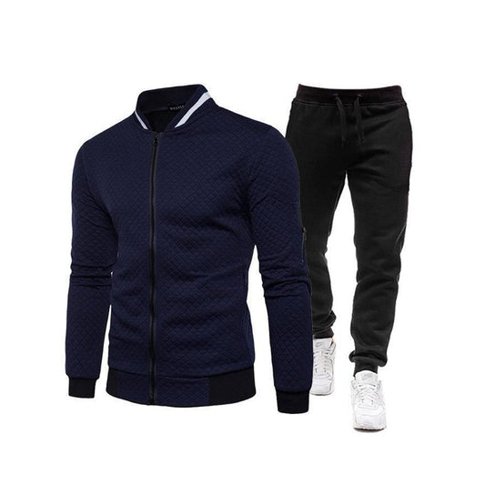Zipper Solid Fashion Tracksuit Jogger Pant for Men